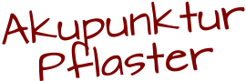 Akupunktur Pflaster